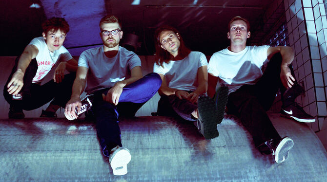 Das sind Temmis, die von heute an auch im Netz zu hören sind (von links): Roman, Emil, Tizian und Alex.  FOTO: PRIVAT