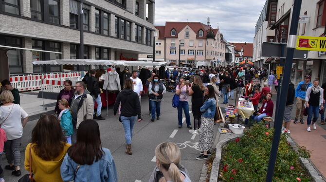 Viele Anlässe im jahr locken Besucher nach Mössingen. Sie sollen von Kunstwerken begrüßt werden, wünscht sich die CDU.  FOTO: ME
