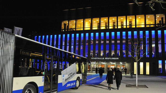 GEA-Blau und »Golden Amber«: Beim 125-Jahr-Jubiläum des Reutlinger General-Anzeigers am 16. November 2013 machte das neue Stimmu