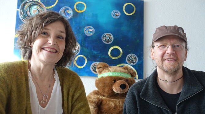 Rita Leonard und Dietmar Stooß vom Ambulanten Hospizdienst.