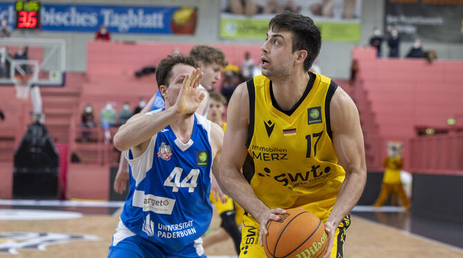 29 Punkte von Mateo Seric sollten nicht zum Tübinger Sieg reichen. FOTO: DUDDEK/EIBNER 29 Punkte von Mateo Seric sollten nicht zum Tübinger Sieg reichen. FOTO: DUDDEK/EIBNER