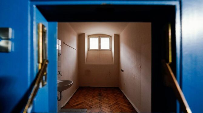 Der Raum einer Gefängniszelle