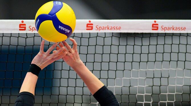 Ein Volleyballspiel