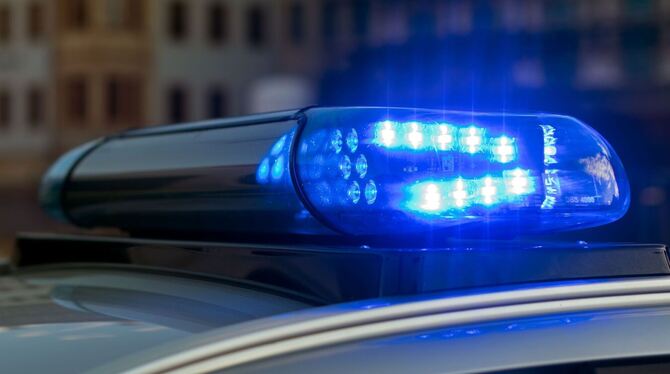 Polizeifahrzeug - Blaulicht