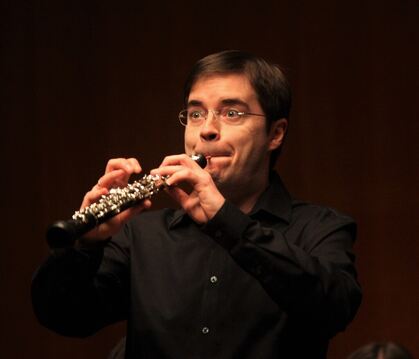 Oboist Ramón Ortega Quero spielte in der Reutlinger Stadthalle Bach und Mendelssohn.