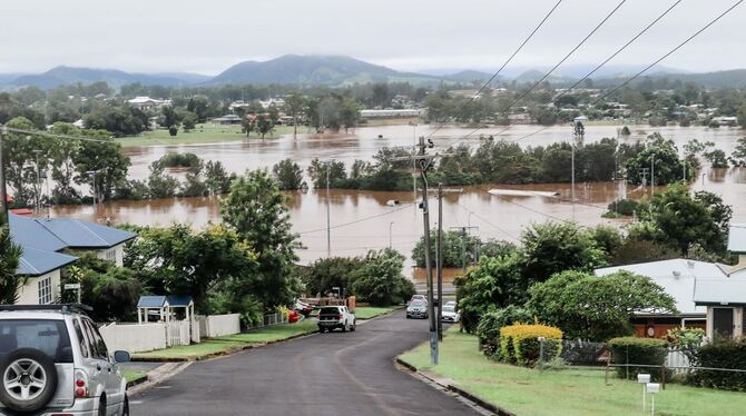 Land unter in Australien