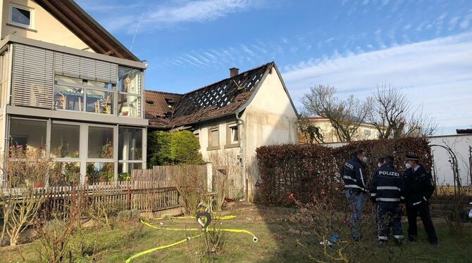 Drei Tote bei Brand in Kraichtal