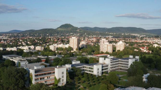Der Campus der Hochschule aus der Vogelperspektive. FOTO: HOCHSCHULE
