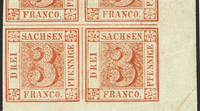 Versteigerung eines »Sachsendreiers« Versteigerung eines »Sachsendreiers«