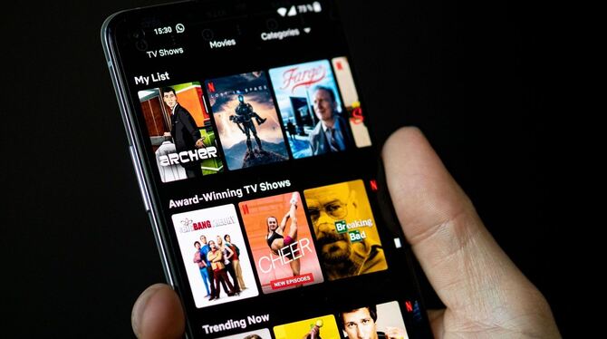 Netflix auf Smartphone Netflix auf Smartphone