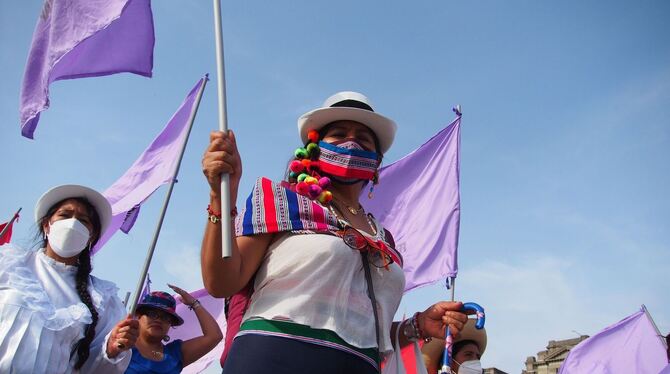 Demonstration in Peru Demonstration in Peru