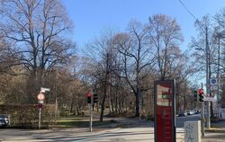 In der Charlottenstraße wird an der Ecke Planie das Fahrradfahreraufkommen gezählt.