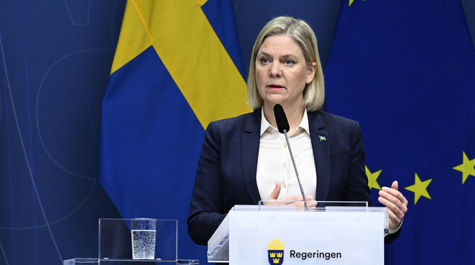 Magdalena Andersson, Ministerpräsidentin von Schweden.