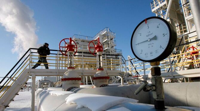 Ölfeld in Russland