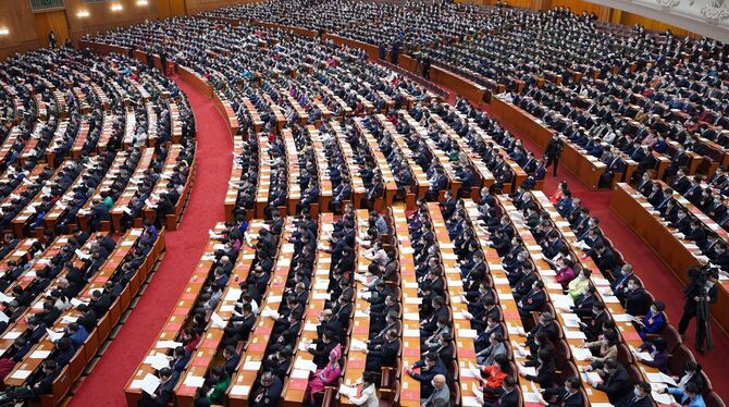 Nationaler Volkskongress in China
