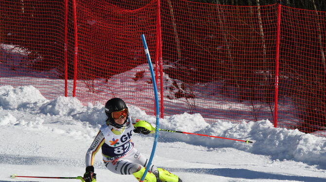 Skirennfahrerin Jana Fritz beweist immer wieder ihr riesengroßes Talent. FOTO: VEREIN