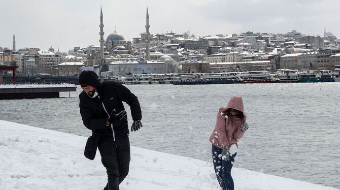 Winterwetter in der Türkei