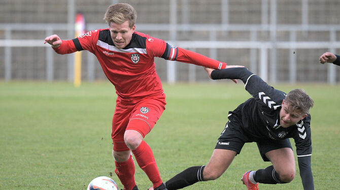 Fällt mehrere Wochen aus: SSV-Kapitän Pierre Eiberger