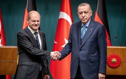 Olaf Scholz und Recep Tayyip Erdogan