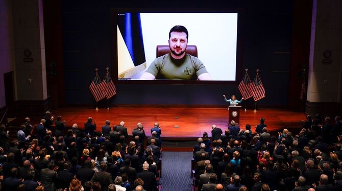 Selenskyj im US-Kongress Selenskyj im US-Kongress