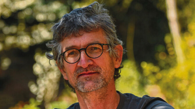 Beim Yoga geht Michael Steibli die Dinge etwas ruhiger an.