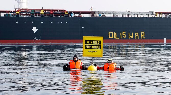 Greenpeace-Aktion auf der Ostsee