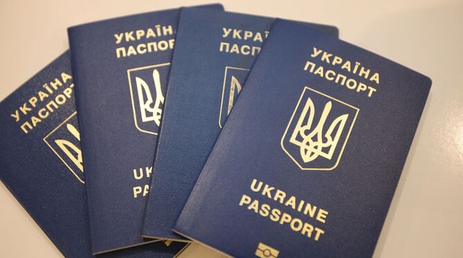 Ukrainische Pässe