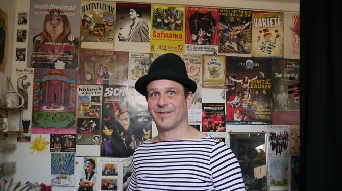 Alex Geiger steht als Clown Klikusch seit 25 Jahren auf der Bühne. Das Jubiläum feiert er am 7. und 8. April im Luna-Filmtheater Alex Geiger steht als Clown Klikusch seit 25 Jahren auf der Bühne. Das Jubiläum feiert er am 7. und 8. April im Luna-Filmtheater