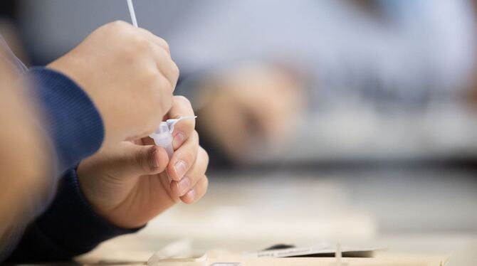 Coronatest an einer Schule