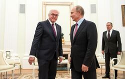 Bundespräsident Steinmeier mit Wladimir Putin