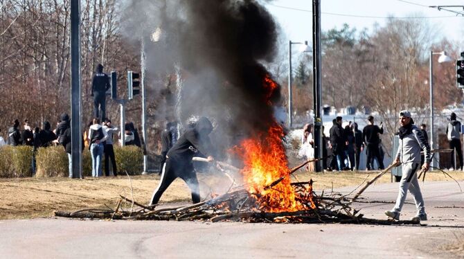 Ausschreitungen in Schweden