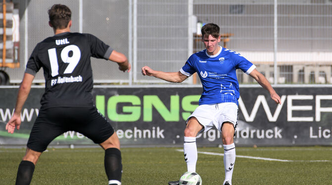 Marco Digel vom VfL Pfullingen hätte zum Mann des Spiels werden können.  FOTO: BAUR