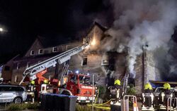 Brand in Mehrfamilienhaus