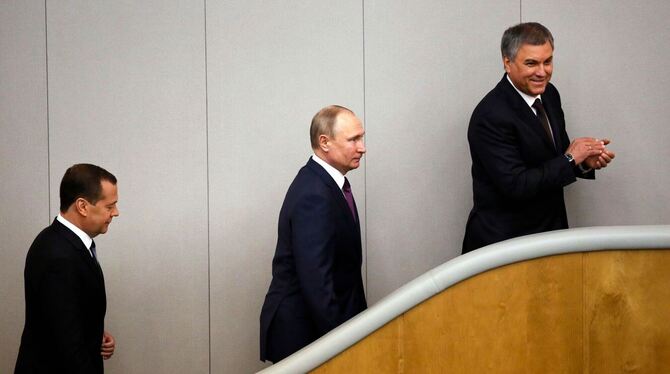 Wolodin und Putin