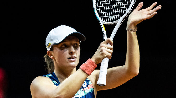 Löste ihre Auftakthürde meisterlich: die Polin Iga Swiatek.  FOTO: BUERKE/EIBNER