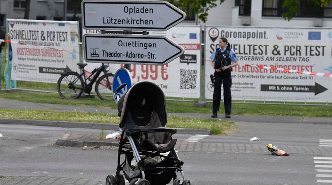 Unfallort in Leverkusen Unfallort in Leverkusen