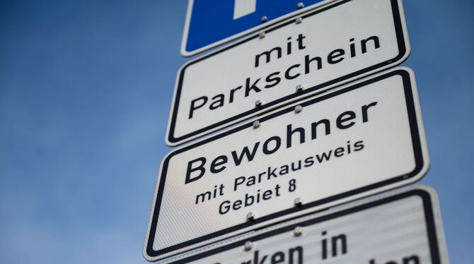 Anwohnerparken in Tübingen