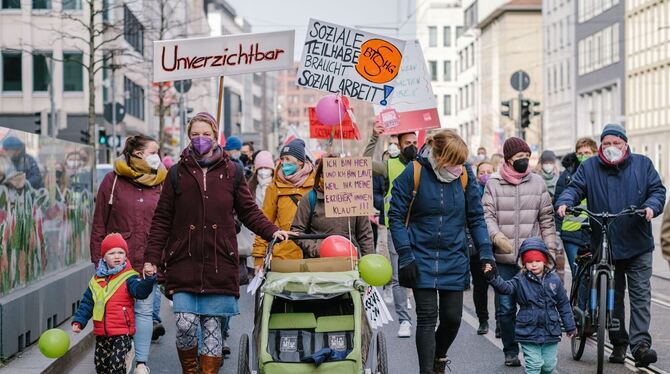 Warnstreik Sozial- und Erziehungsberufe