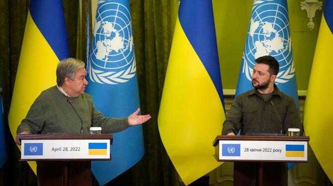 UN-Generalsekretär Guterres in Kiew