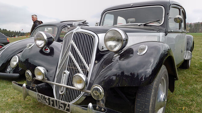 Der Traction Avant von Citroën macht was her.  FOTOS: WURSTER