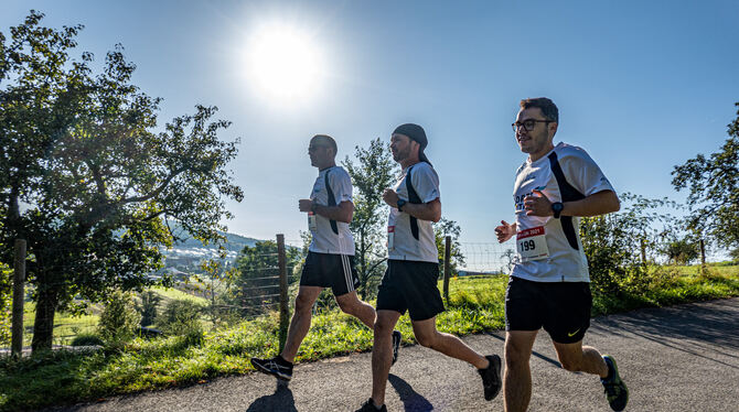 Beim Benefizlauf »Steps for Life« kamen 2021 mehr als 31 000 Euro zusammen. Das soll in diesem Jahr getoppt werden. FOTO: VEREI