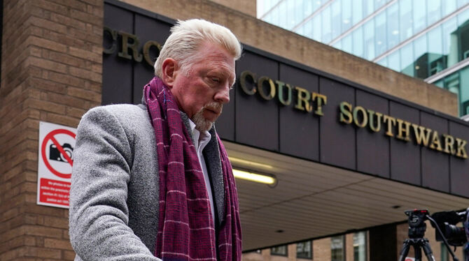 Direkt vom Gericht ging es für Boris Becker ins Gefängnis, das nur vier Kilometer von Wimbledon entfernt liegt.  FOTO: PEZZALI/D