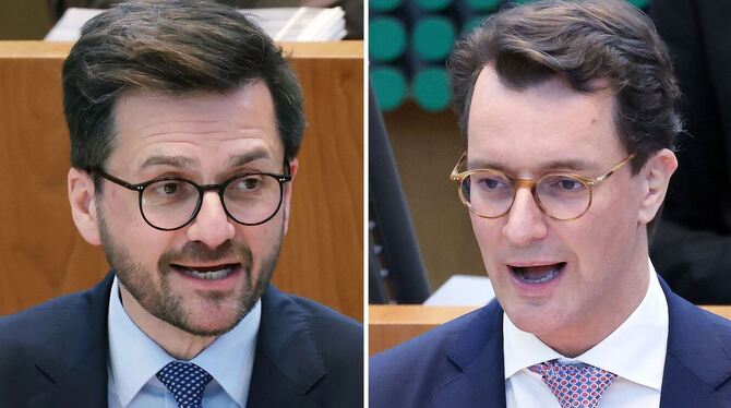 Thomas Kutschaty und Hendrik Wüst