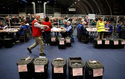 Stimmauszählung in Nordirland
