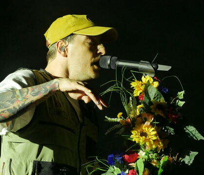 Der Bielefelder Rapper Casper trat im Sudhaus Tübingen auf.