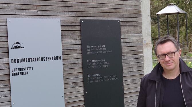 Thomas Stöckle hat das Dokumentationszentrum Grafeneck mit aufgebaut. FOTO: WURSTER