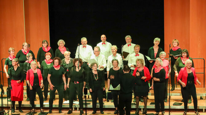 Freude bei Chorgemeinschaft übers erste Konzert seit drei Jahren.