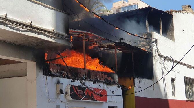 Feuer in Restaurant auf Mallorca