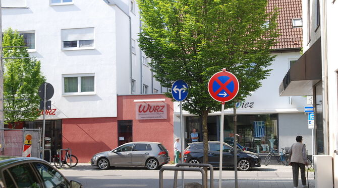Die Einmündung zwischen der Karlstraße und der Schönbeinstraße soll zu einem Shared Space werden. Ob die Aufenthaltsqualität in