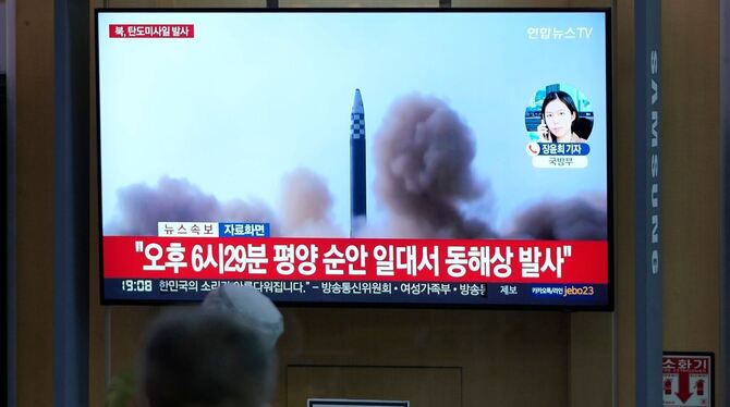 Raketentests in Nordkorea